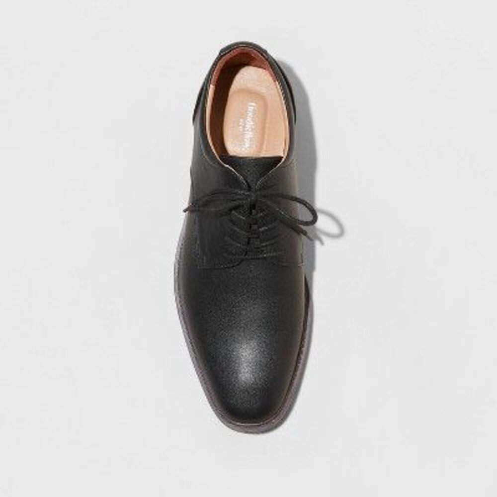 Men's Leo Oxford Dress Shoes - Goodfellow & Co Black 13 - Picture 2 of 4